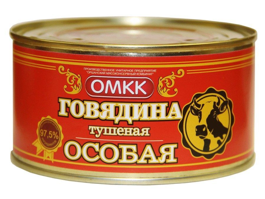 картинка Говядина тушеная Особая Оршанский МКК, 325 г