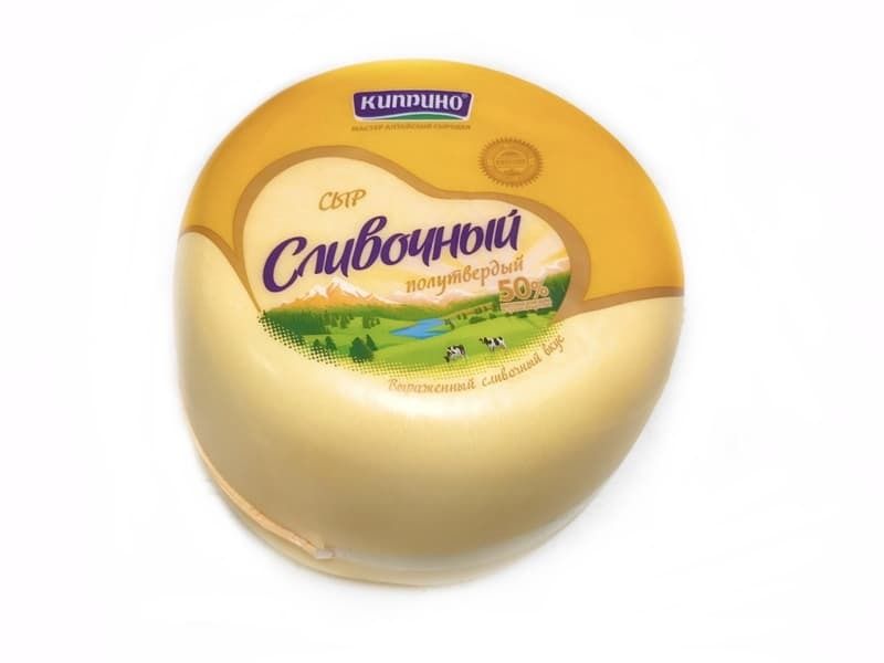 картинка Сливочный (Кипринский МСЗ) 50% цилиндр 6*1,5 кг